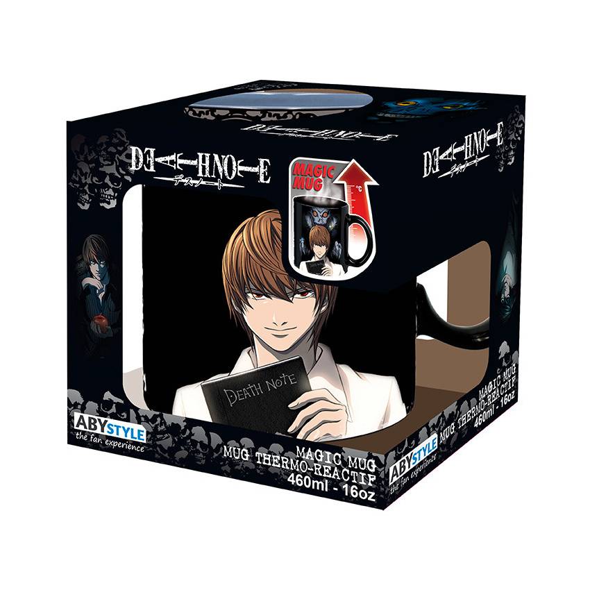 death note mug heat change kira & l1 death note mug heat change kira & l1