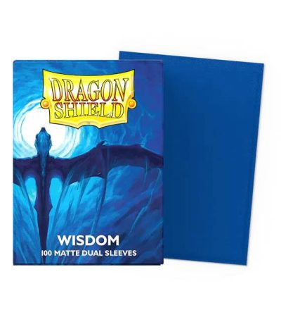dragon shield standard size matte dual sleeves wisdom