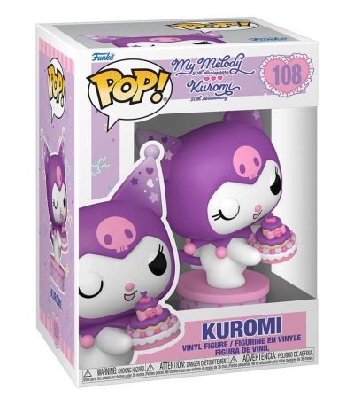 funko pop! hello kitty and friends kuromi with cake (20th anniversary) #1081