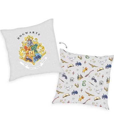 harry potter μαξιλάρι hogwarts emblem 40 x 40 cm