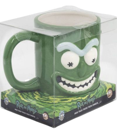 rick and morty 3d mug pickle rick