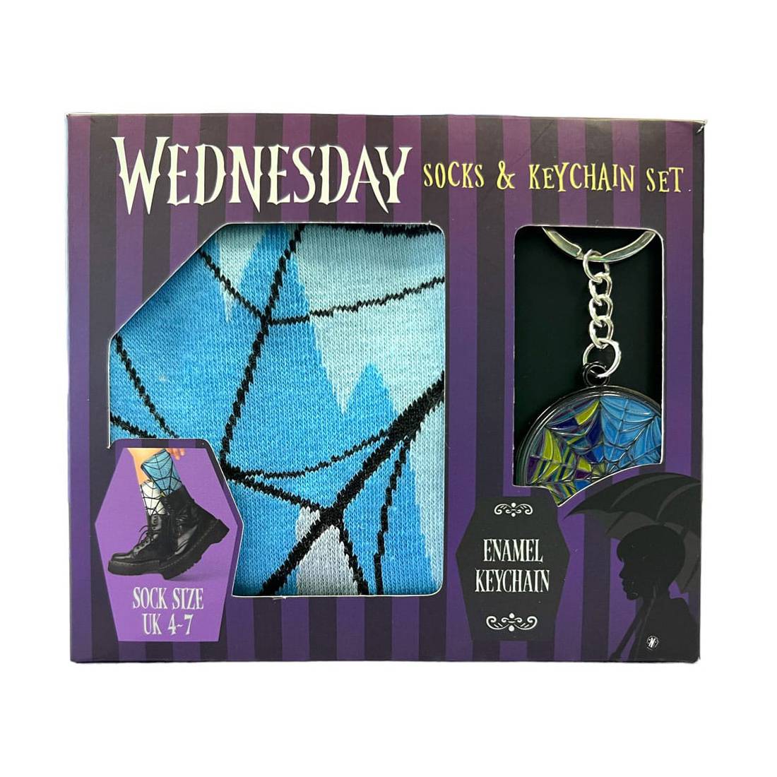 wednesday keychain & socks set1 wednesday keychain & socks set1