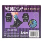 wednesday keychain & socks set2