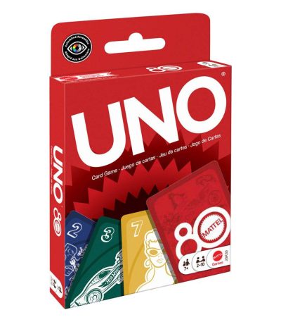 Επιτραπέζιο uno mattel 80th anniversary ruby red1