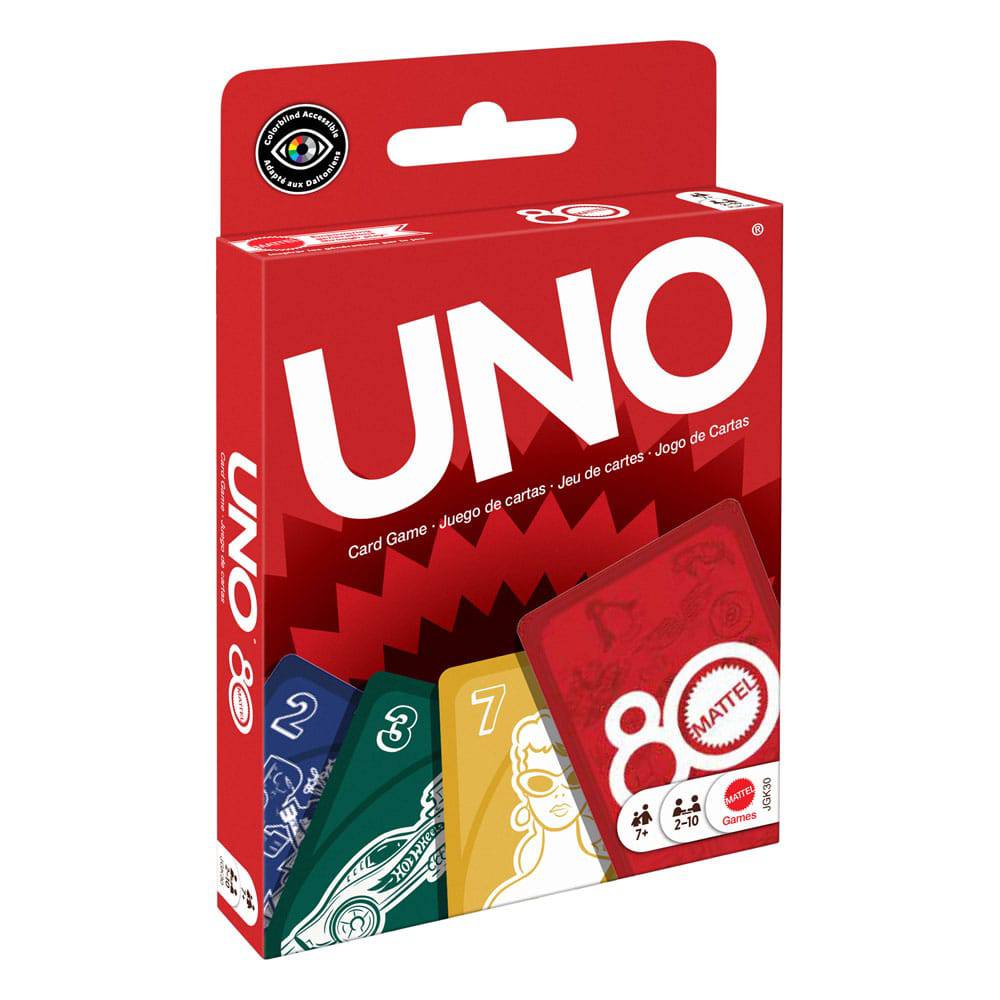 Επιτραπέζιο uno mattel 80th anniversary ruby red1 Επιτραπέζιο uno mattel 80th anniversary ruby red1