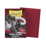 dragon shield standard size non glare sleeves blood red