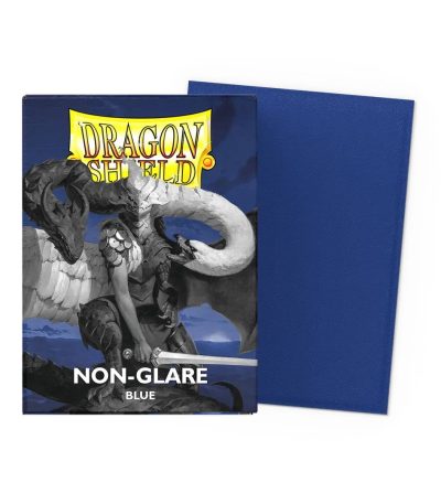 dragon shield standard size non glare sleeves blue