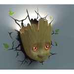 marvel 3d led light baby groot face2