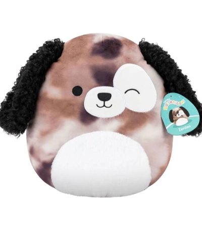 squishmallows plush zerdan the brown marbled dog 30 cm
