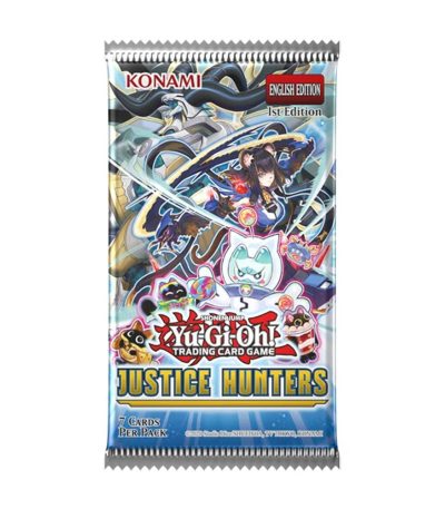 yu gi oh justice hunters booster pack