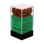 chessex d6 16mm σετ ζάρια σε block strawberry1