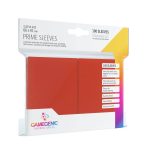 gamegenic standard size prime sleeves red