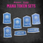 magic the gathering dice and token pack white mana6