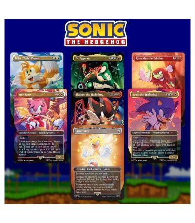 magic the gathering secret lair sonic friends & foes wpn exclusive