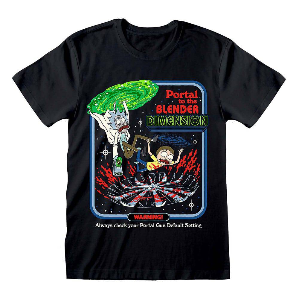 rick and morty t shirt portal collab