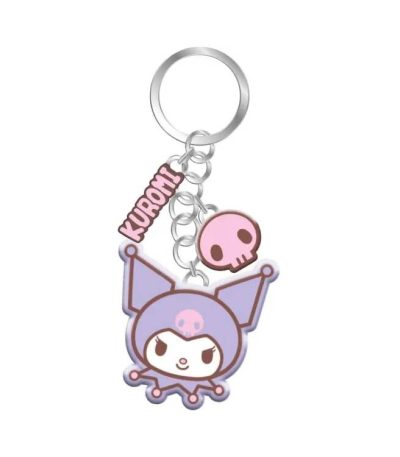 sanrio metal keychain kuromi