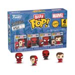 funko bitty pop! marvel peter parker, superior spiderman, spiderman & limited chase (4pack)