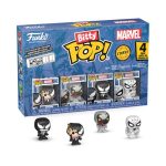 funko bitty pop! marvel venom, anti venom, she venom & limited chase (4pack)