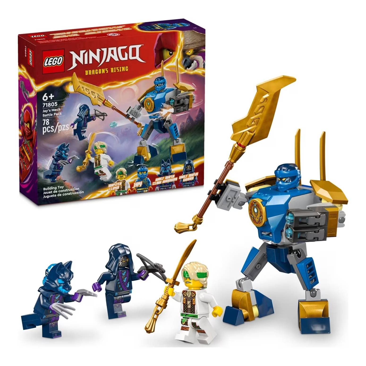 lego ninjago dragons rising 71805 jays mech battle pack lego ninjago dragons rising 71805 jays mech battle pack
