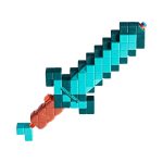 minecraft hasbro nerf dart firing diamond sword1