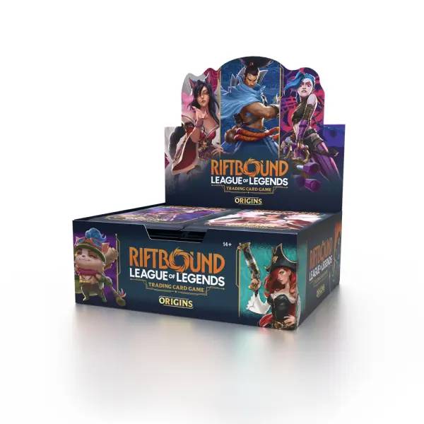 riftbound league of legends tcg set one origins booster display (24 packs) en riftbound league of legends tcg set one origins booster display (24 packs) en