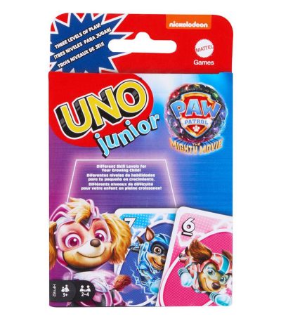 uno paw patrol the mighty movie junior card game1