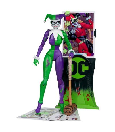 dc action figure multiverse harley quinn (gold label) 18cm1