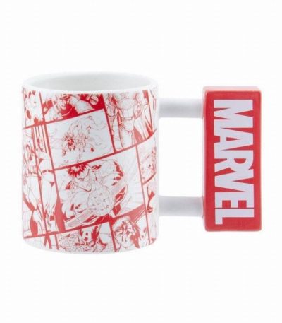 marvel mug logo shaped 450ml