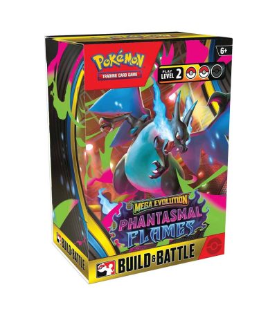 pokemon tcg mega evolution phantasmal flames build & battle box