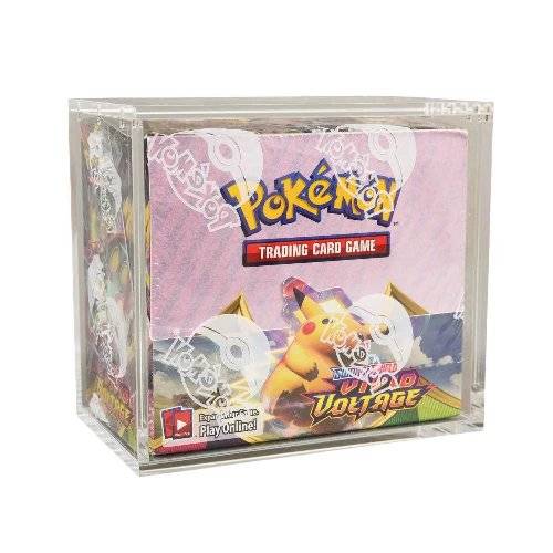 evoretro acrylic display compatible for booster box pokemon1 evoretro acrylic display compatible for booster box pokemon1