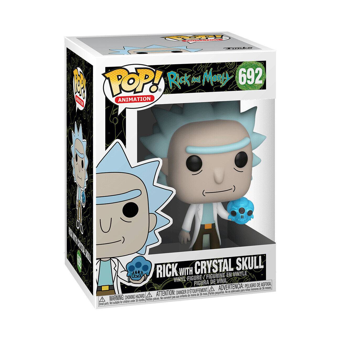 funko pop! rick and morty rick with crystal skull #6921 funko pop! rick and morty rick with crystal skull #6921