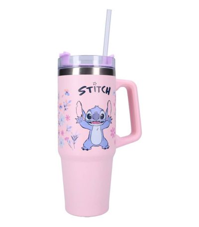 lilo & stitch stainless steel tumbler bliss pink 900 ml