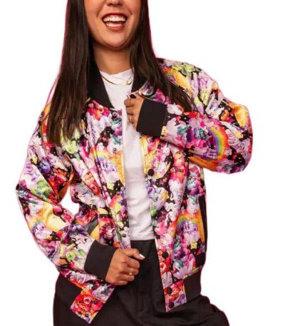 the care bears universal monsters by loungefly bomber jacket unisex barbie 65th anniversary1