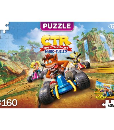 crash bandicoot puzzle nitro fueled 160pcs