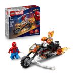 lego marvel 76335 spiderman vs. ghost rider motorcycle 72pcs