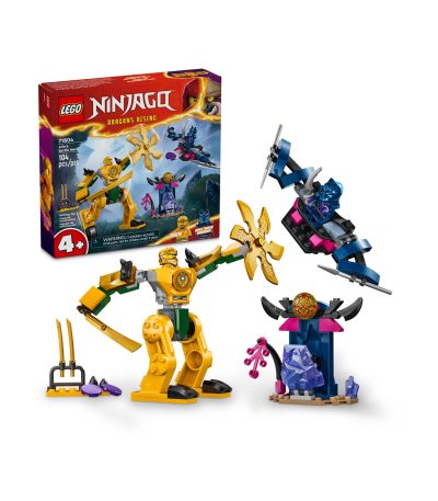 lego ninjago dragons rising 71804 arin's battle mech 104pcs
