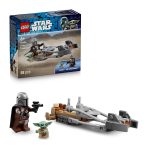 lego star wars 75436 the mandalorian & grogu's speeder bike 58pcs