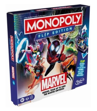 Επιτραπέζιο monopoly marvel flip edition en1