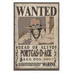one piece poster maxi 91.5 x 61 wanted ace