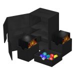 ultimate guard twin flip 'n' tray 160+ xenoskin monocolor black3