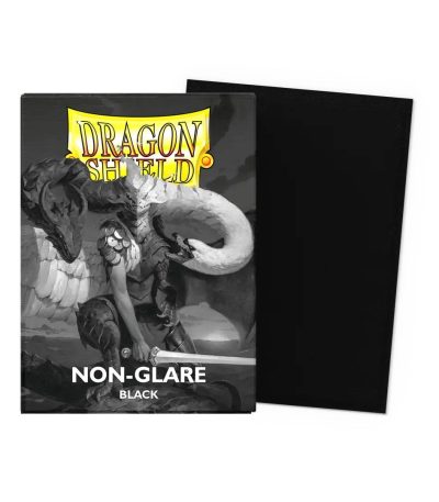 dragon shield standard size non glare matte sleeves black