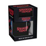 stranger things mug and socks gift set
