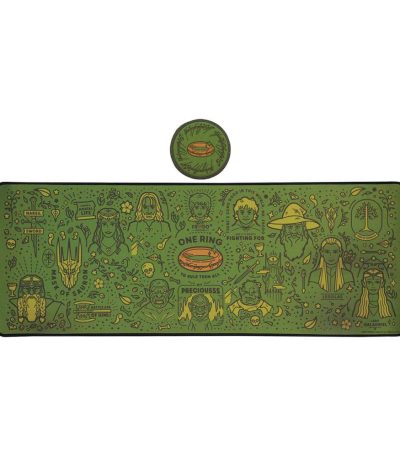 the lord of the rings desk pad & coaster set1