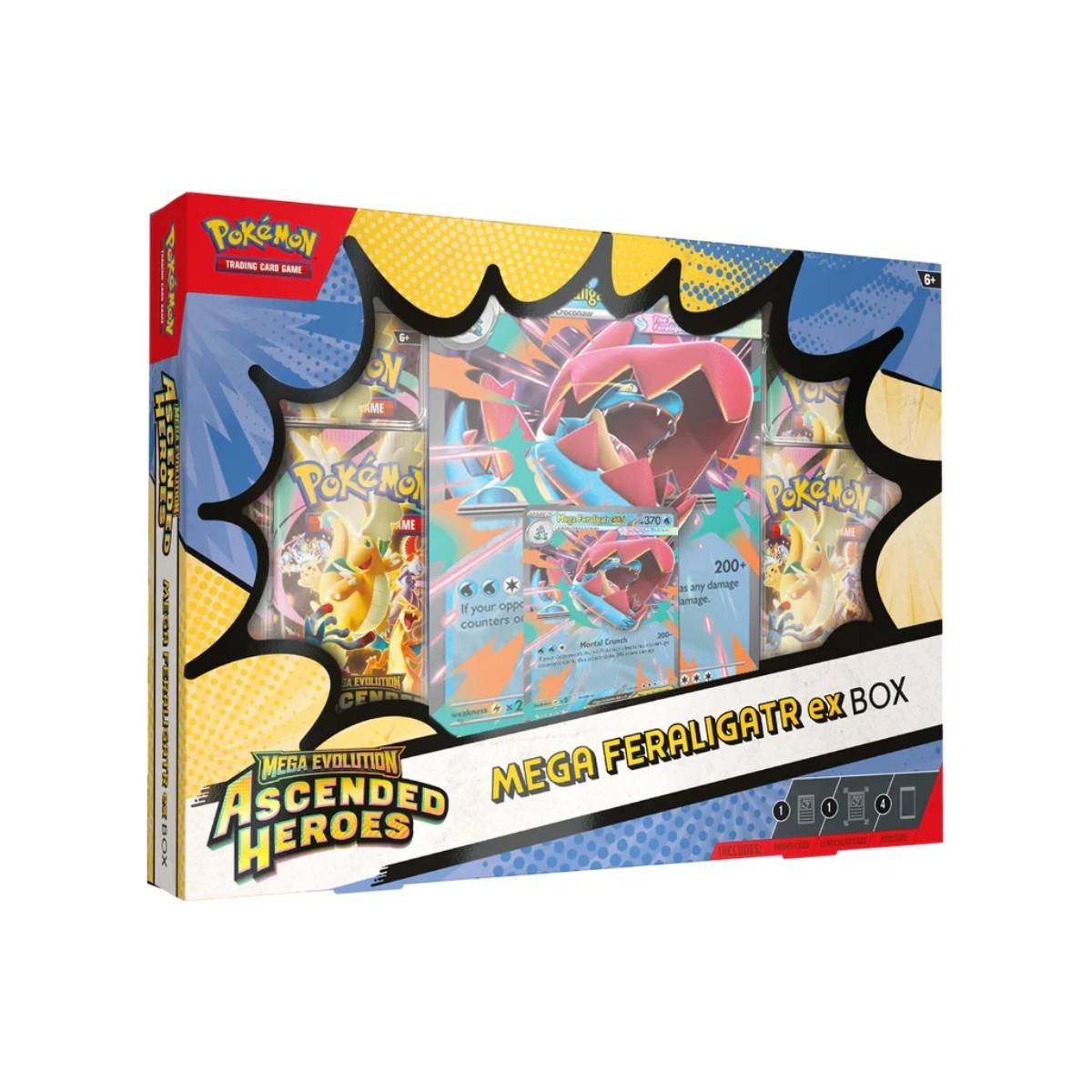 pokemon tcg mega evolution ascended heroes mega feraligatr ex box pokemon tcg mega evolution ascended heroes mega feraligatr ex box
