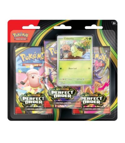 pokemon tcg mega evolution perfect order checklane blister chikorita