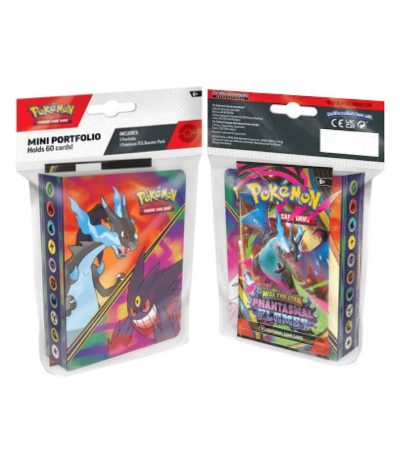 pokemontcg mega evolution phantasmal flames mini portfolio & 1 booster pack