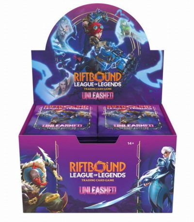 riftbound league of legends tcg unleashed booster display (24 packs) en