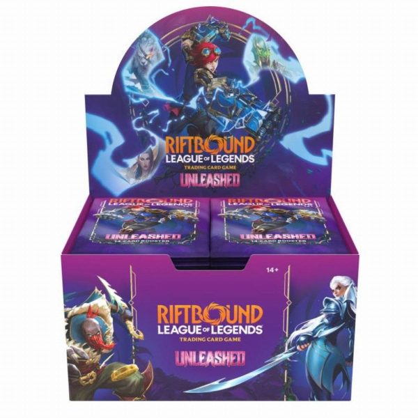 riftbound league of legends tcg unleashed booster display (24 packs) en