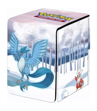 ultra pro pokemon alcove flip deck box frosted forest1