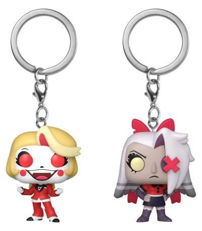 funko pocket pop! keychain hazbin hotel charlie & vaggie (2pack)1
